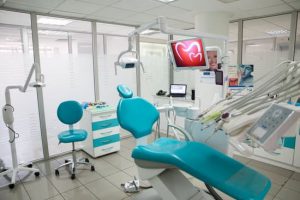 salle bleu à clinique dentaire la colline à casablanca
